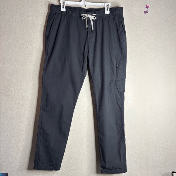 Vuori Pants - Vuori Ripstop Pant Charcoal Drawstring VW401 Stretch size Extra Large